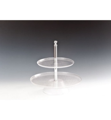 ZCB 01/P (1) POLYCARBONAT TEŞHİR STANDI Ø 25, 35 X H: 37 CM