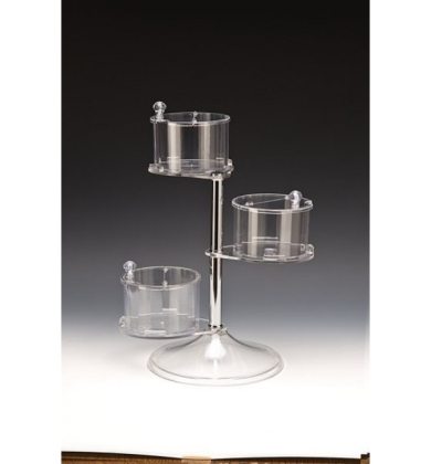 ZCP 579 ÇOK AMAÇLI POLYCARBONAT STAND(AYARLANABİLİR) 25XH:44 CM