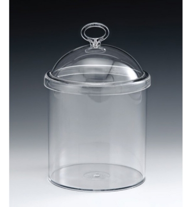 ZCP 475 AKRİLİK KAPAKLI POLYCARBONAT KAVANOZ Ø 15 X H: 16 CM