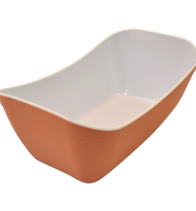 Melamin Terracotta Açık Büfe Tepsi GN 1/4