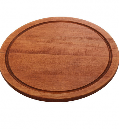 Yuvarlak Sunumluk - Kayın 28 cm