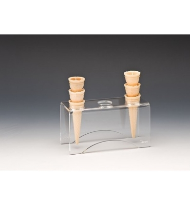 ZCP 606 AKRİLİK DONDURMA SERVİS STANDI 20,5X8,5XH:10 CM