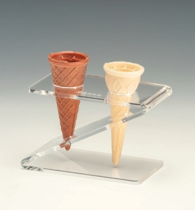ZCP 745 AKRİLİK DONDURMA SERVİS STANDI 8 X 14 X H: 9,5 CM