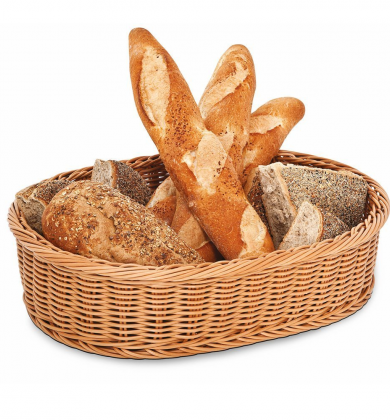 Rattan Büyük Oval Ekmek Sepeti 72,5 cm