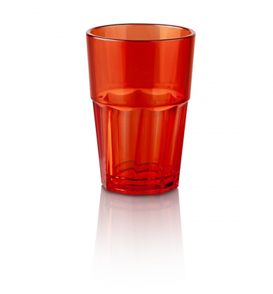Kırılmaz Bardak - Kırmızı 400 ml