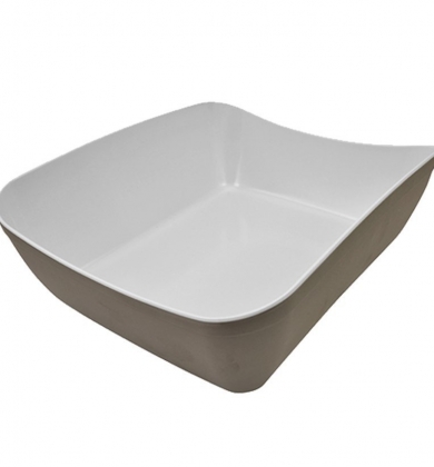 Melamin Açık Büfe Tepsi - Stone GN 1/2