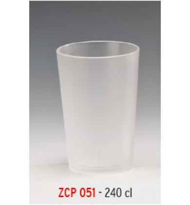 ZCP 051 POLCARBONAT KUMLU BARDAK 240 CL
