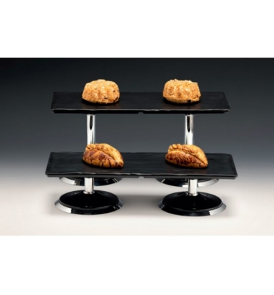 ZCP 825 MELAMİN TEPSİLİ TEŞHİR STANDI 45 X 19 H: 21 CM
